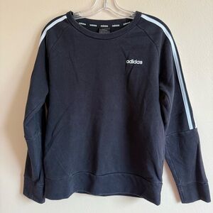 Adidas Black Crewneck with White Logo